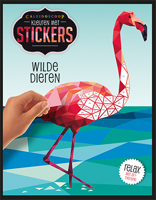 Omslag van Kleuren met stickers - Wilde dieren