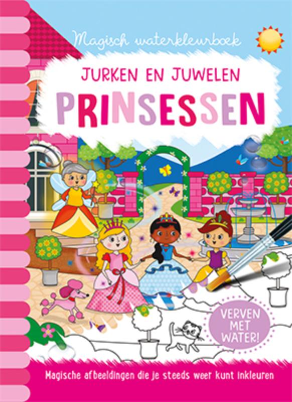 Omslag van Magisch waterkleurboek Prinsessen