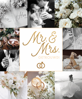 Omslag van Mr. & Mrs. getrouwd!