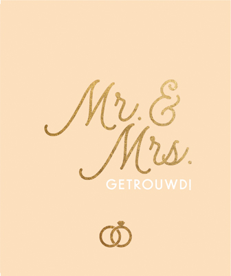 Omslag van Mr. & Mrs. getrouwd!