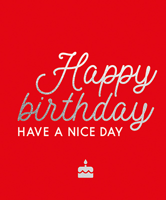 Omslag van Happy birthday