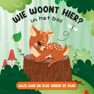 Omslag van Wie woont hier? In het bos