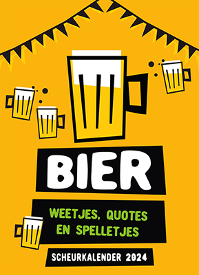 Omslag van Scheurkalender 2024 Bier
