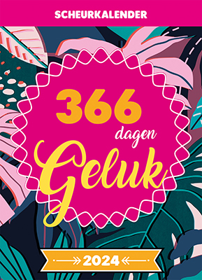 Omslag van Scheurkalender 2024 366 dagen geluk