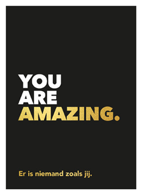 Omslag van You are amazing