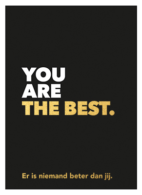 Omslag van You are the best