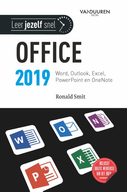 Omslag van Microsoft Office 2019