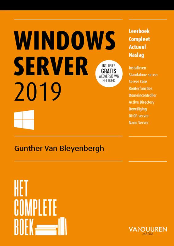 Omslag van Windows Server 2019