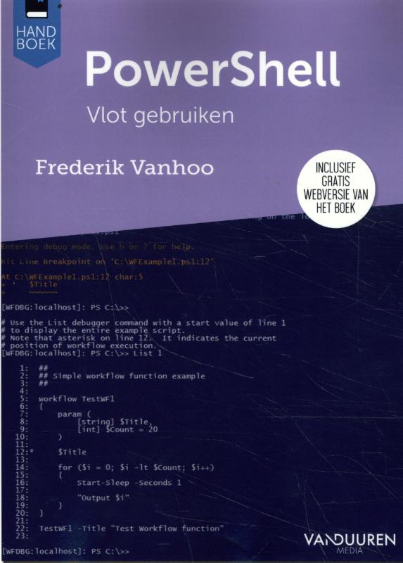 Omslag van Handboek PowerShell