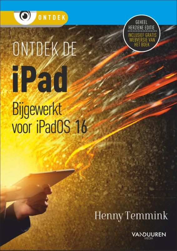 Omslag van Ontdek de iPad - bijgewerkt tot iPadOS 16