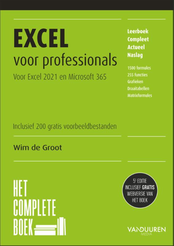 Omslag van Excel voor professionals