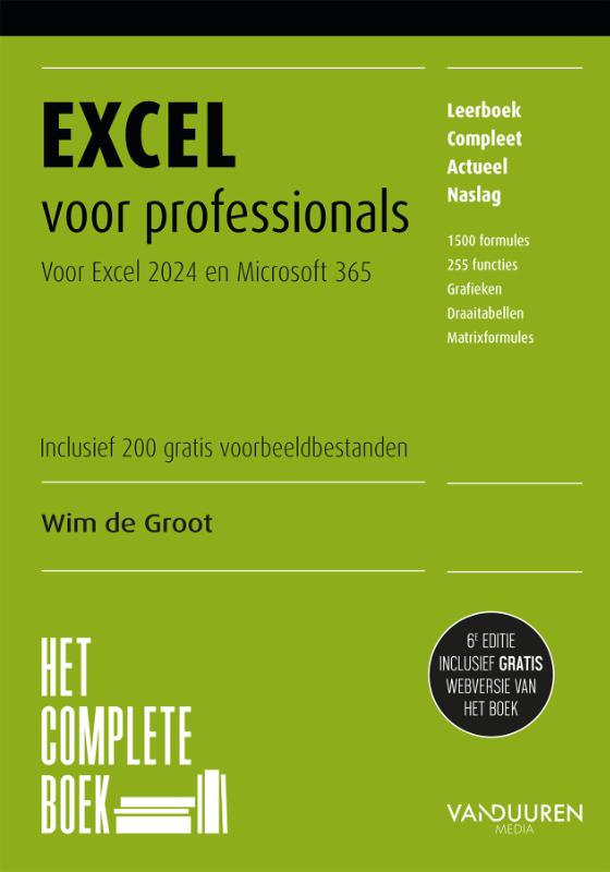 Omslag van Het Complete Boek Excel voor professionals