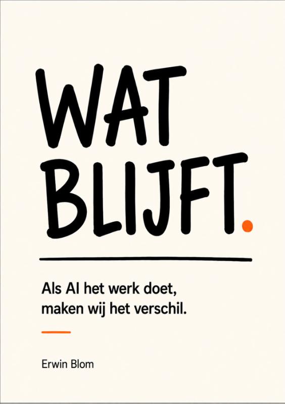 Omslag van Wat blijft.