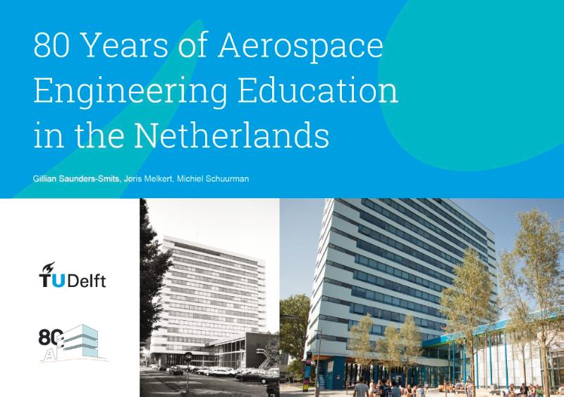 Omslag van 80 Years of Aerospace Engineering Education in the Netherlands