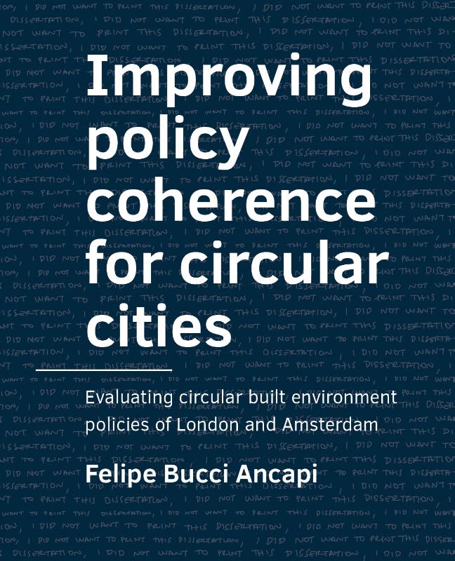 Omslag van Improving policy coherence for circular cities