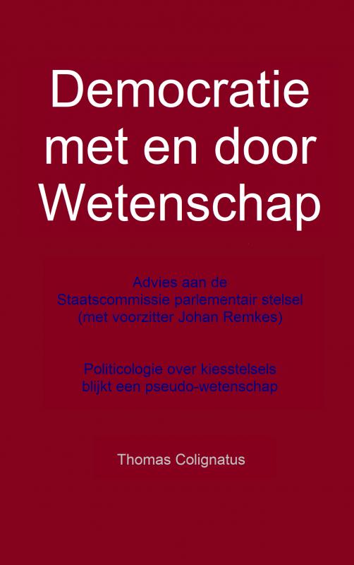 Omslag van Democratie met en door Wetenschap