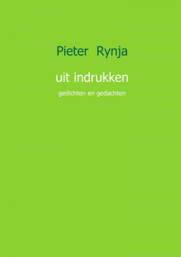 Omslag van uit indrukken