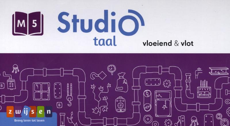 Omslag van Studio Taal leerjaar 3 vloeiend en vlot M5