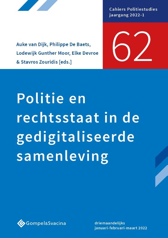 Omslag van 62-Politie en rechtsstaat in de gedigitaliseerde samenleving
