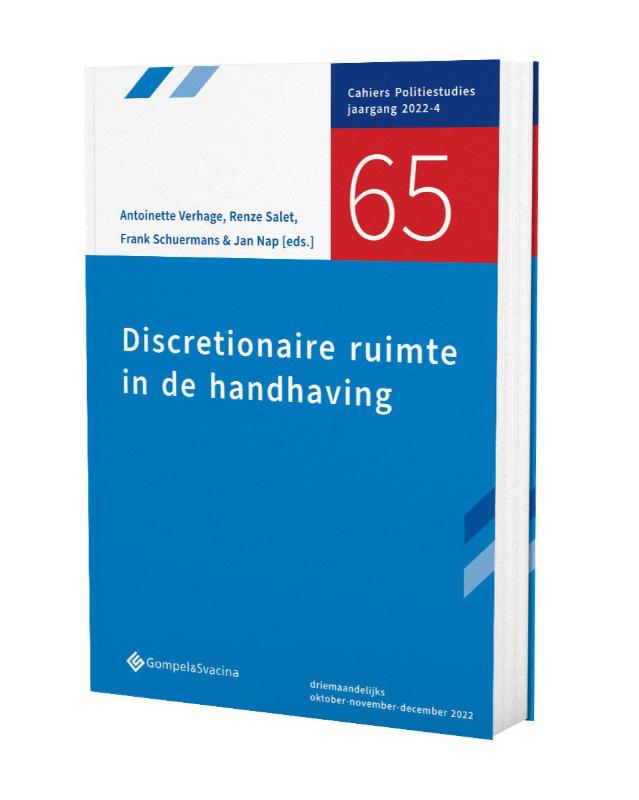 Omslag van 65-Discretionaire ruimte in de handhaving