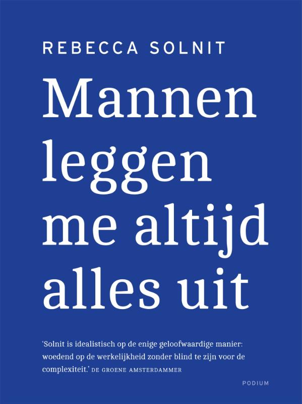 Omslag van Mannen leggen me altijd alles uit