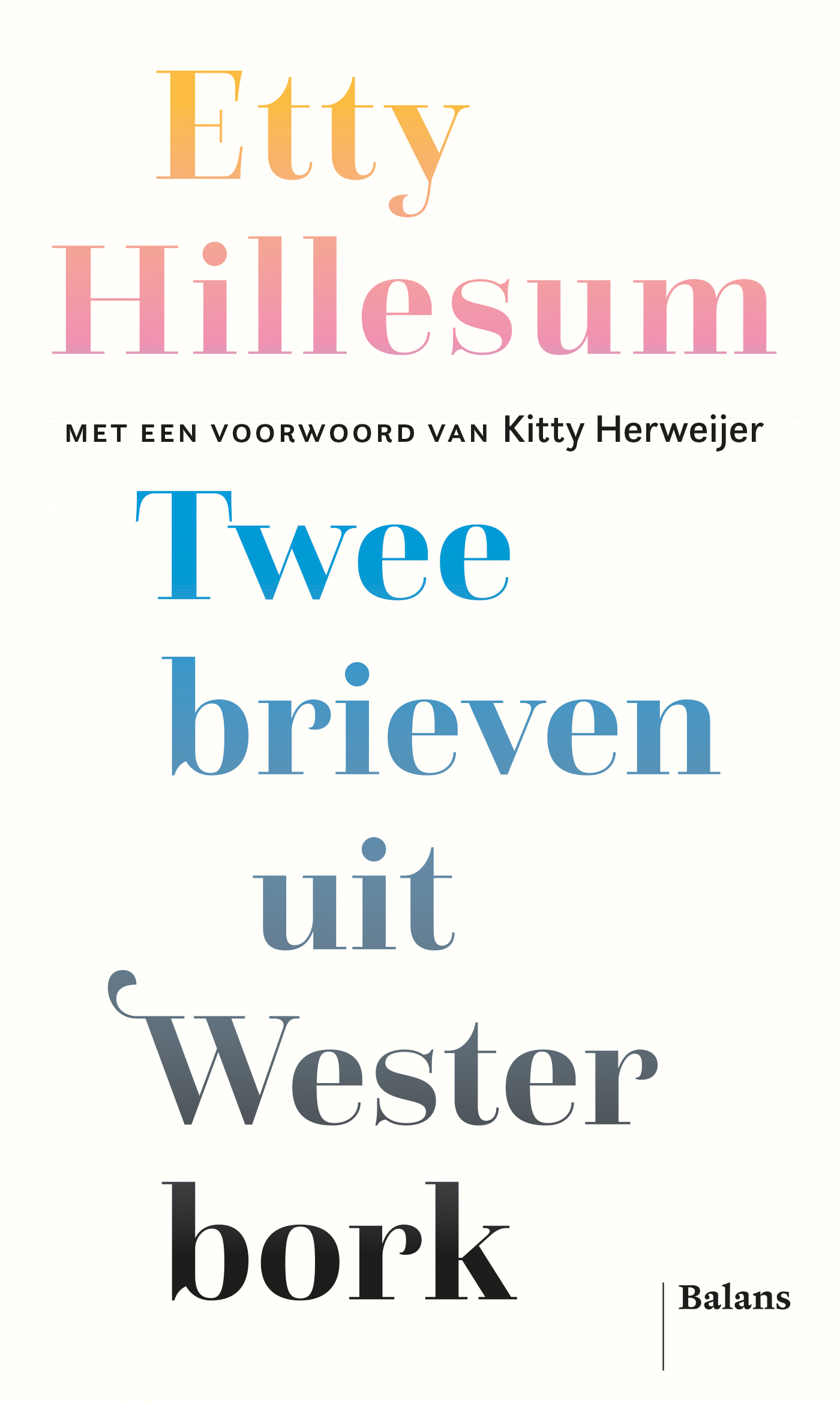 Omslag van Twee brieven uit Westerbork