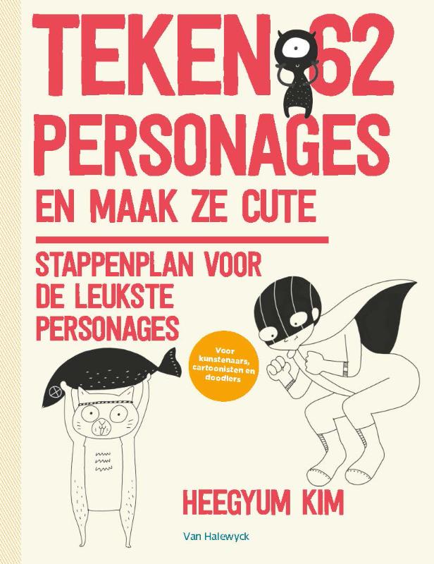 Omslag van Teken 62 personages en maak ze cute