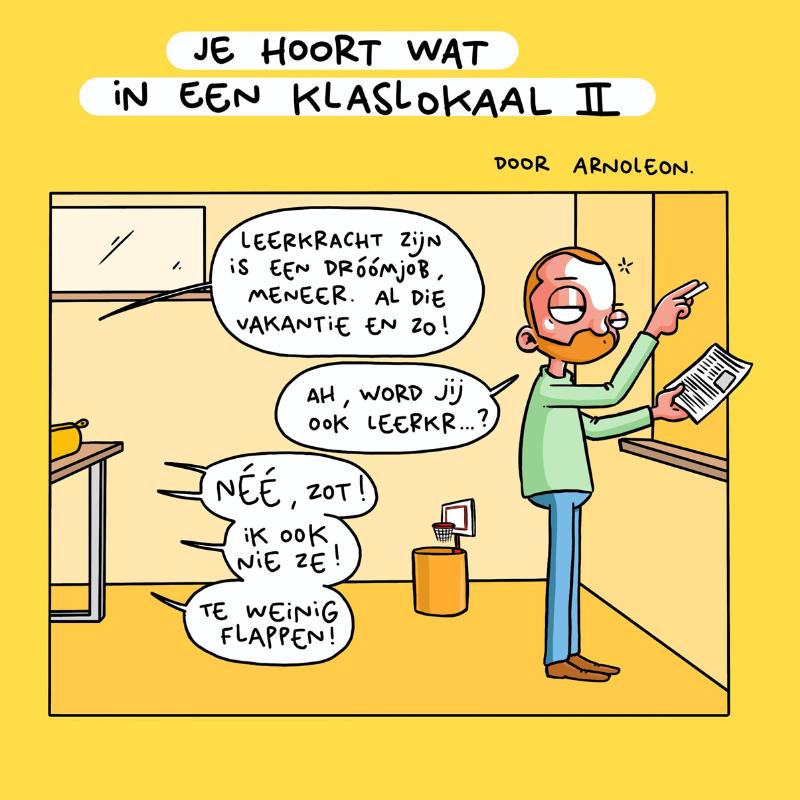 Omslag van Je hoort wat in een klaslokaal 2