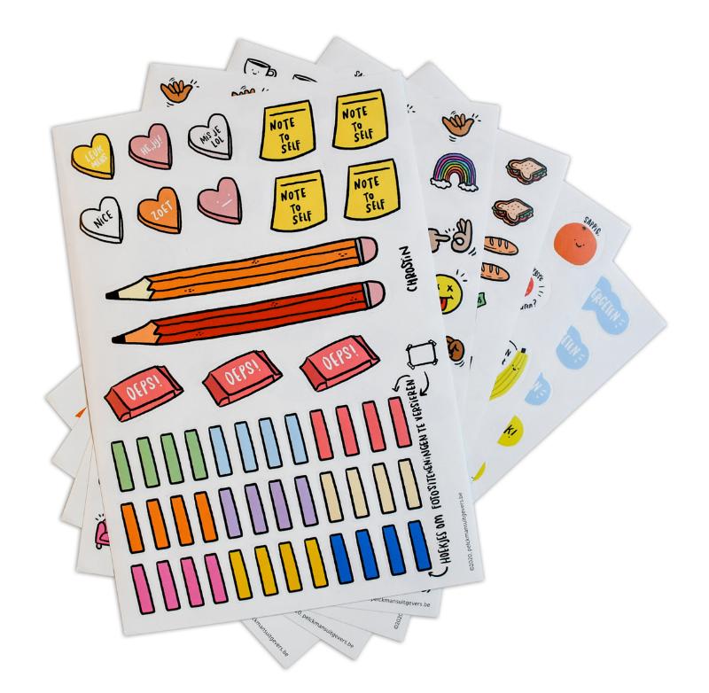 Omslag van Schrijf maar wat stickers