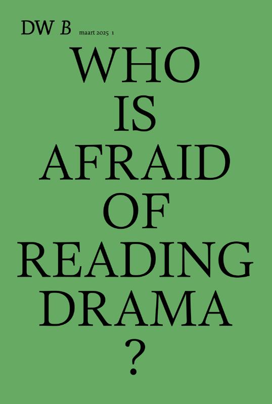 Omslag van Who is afraid of reading drama?