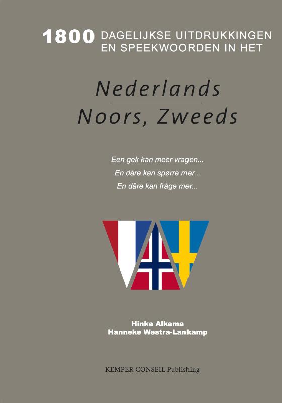 Omslag van 1800 Dagelijkse uitdrukkingen in het Nederlands Noors Zweeds