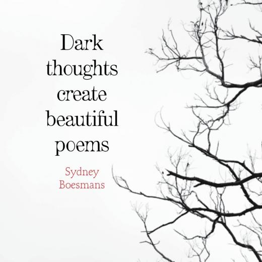 Omslag van Dark thoughts create beautiful poems