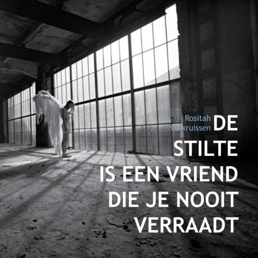 Omslag van de stilte is een vriend die je nooit verraadt