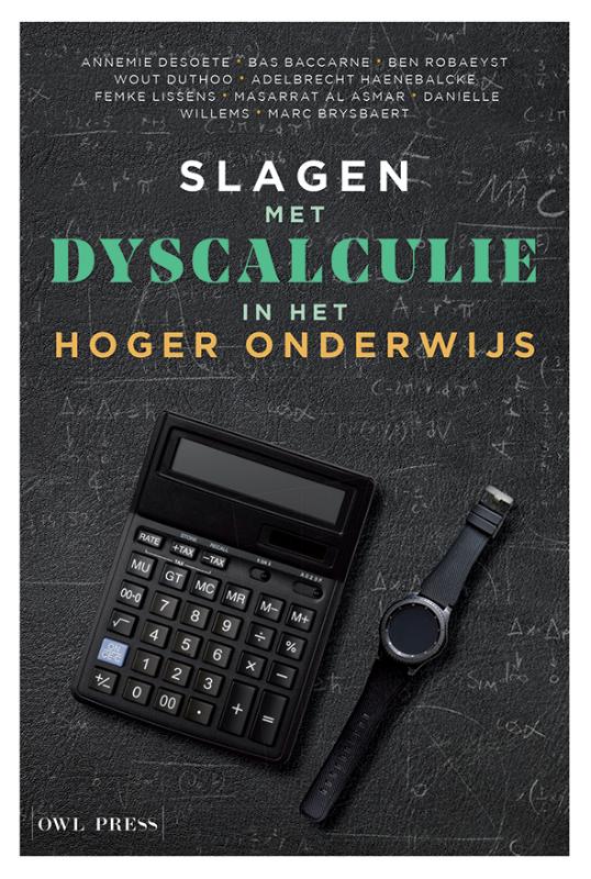 Omslag van Slagen met dyscalculie in het hoger onderwijs