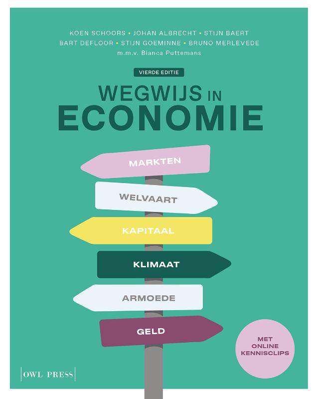 Omslag van Wegwijs in economie
