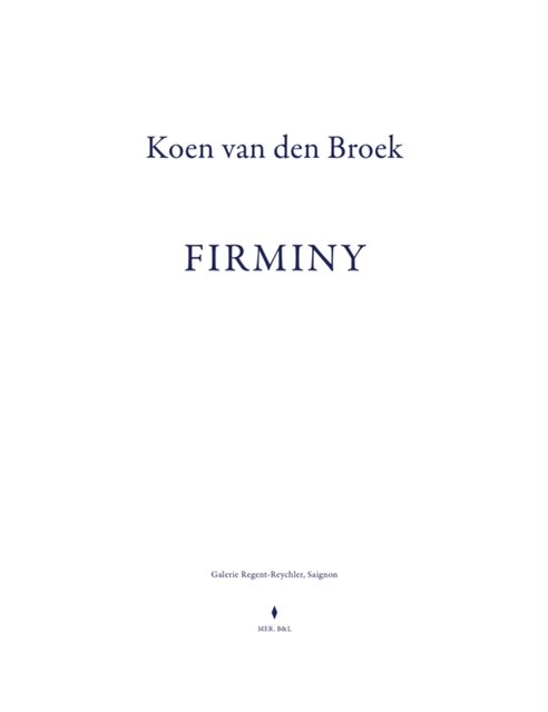 Omslag van Koen van den Broek, firminy