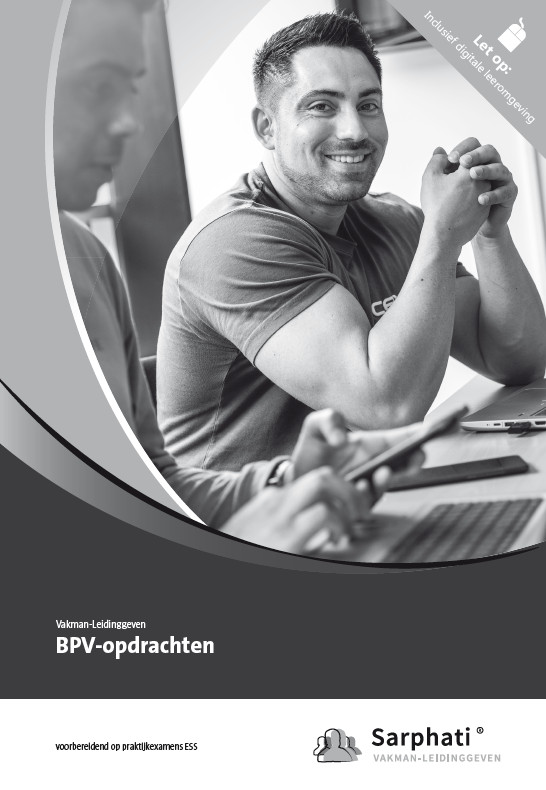Omslag van BPV-opdrachten voor Vakman leidinggeven