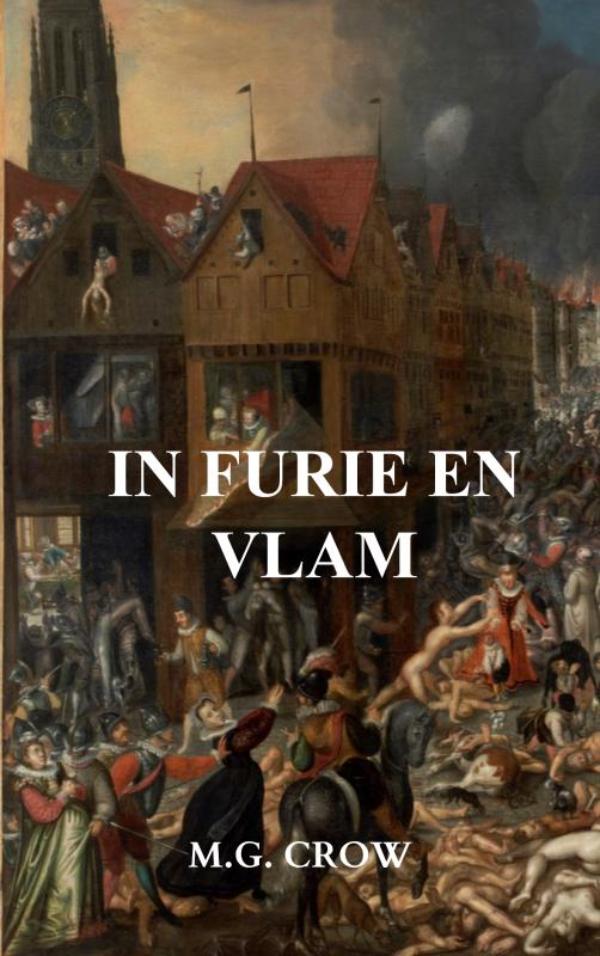 Omslag van In furie en vlam