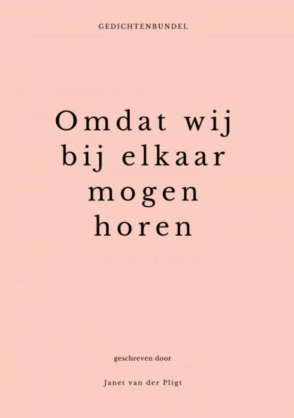 Omslag van Omdat wij bij elkaar mogen horen