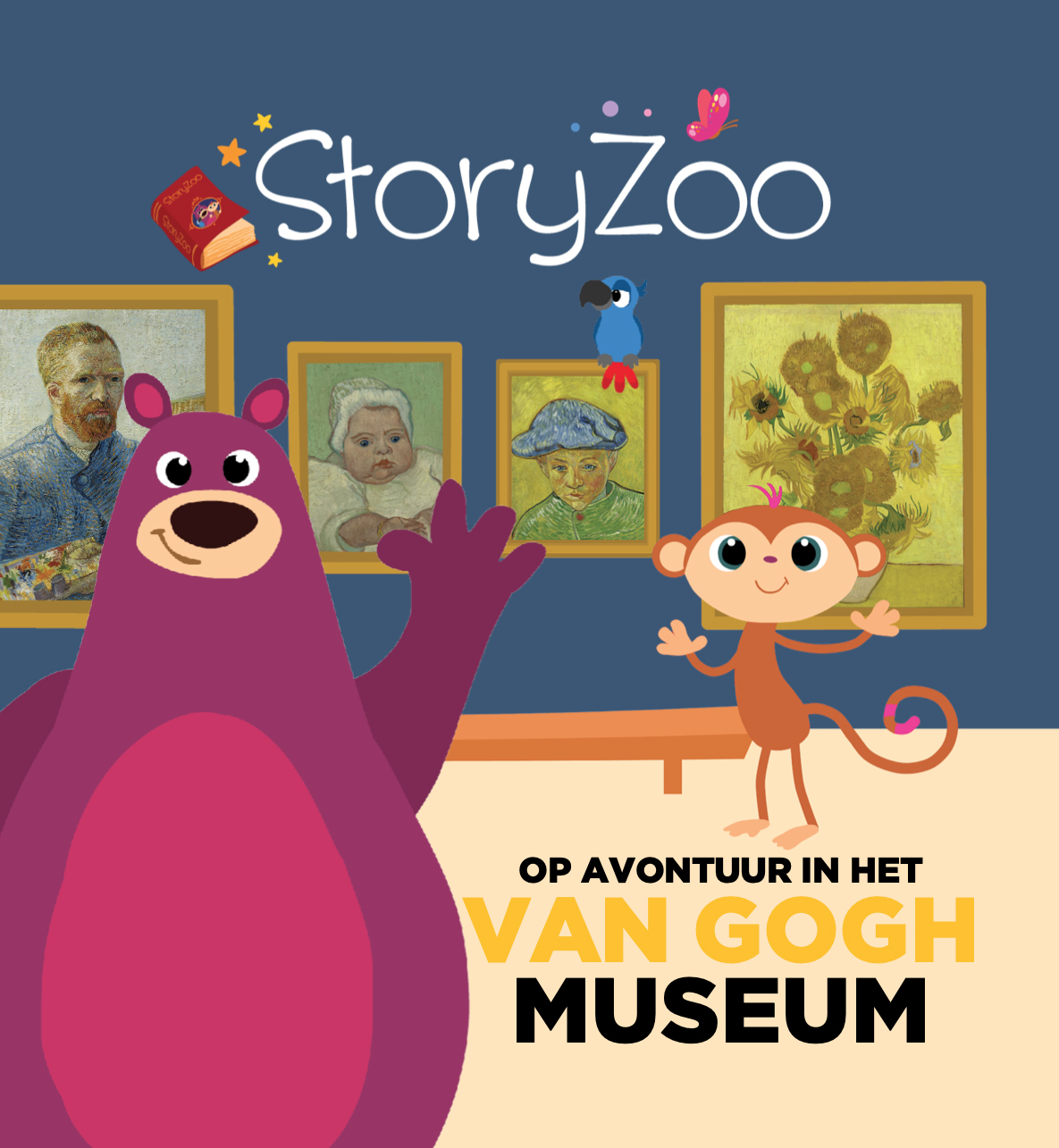 Omslag van StoryZoo op avontuur in het Van Gogh Museum