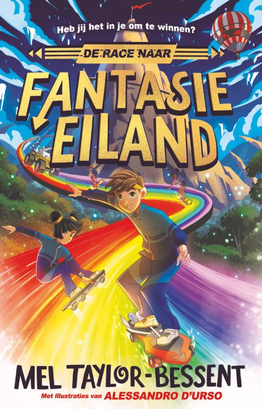 Omslag van De race naar Fantasie-eiland