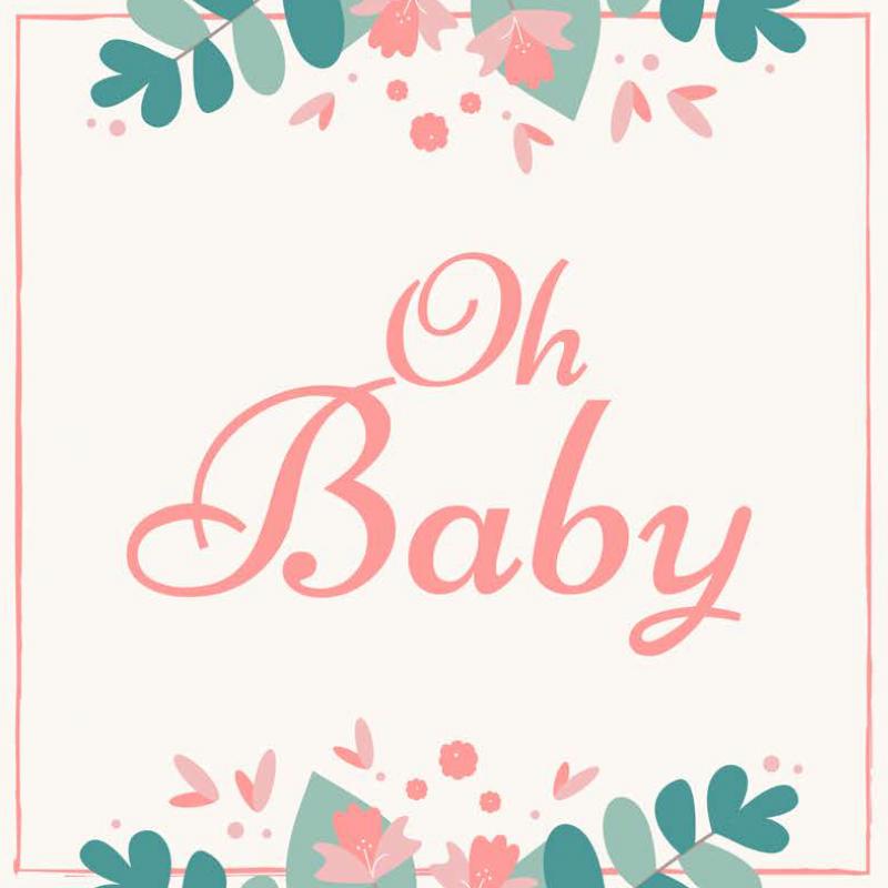 Omslag van Gastenboek voor Babyshower | Babyborrel | Verjaardag Van Kinderen | Kraambezoek & Kraamfest | Babyfeestje | Babyfeest Versiering | Mooi Gastenboek