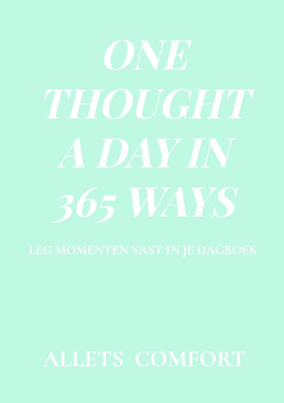 Omslag van One thought a day in 365 ways