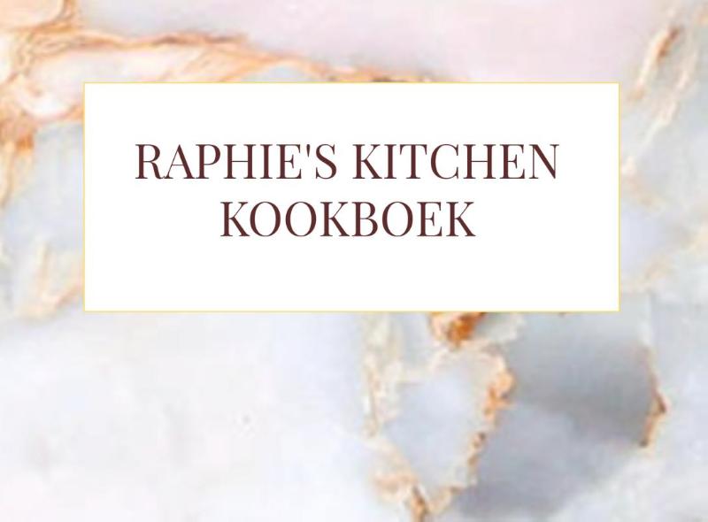Omslag van Raphie's Kitchen Kookboek