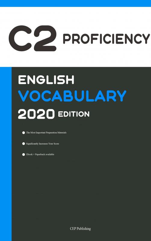 Omslag van English C2 Proficiency Vocabulary 2020 Edition [Engels Leren Boek]