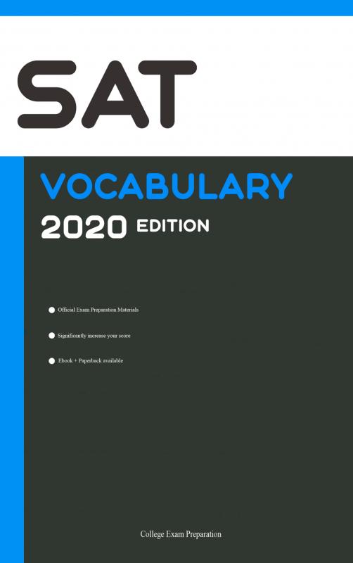 Omslag van SAT Vocabulary 2020-2021 [SAT Test Preparation Book]