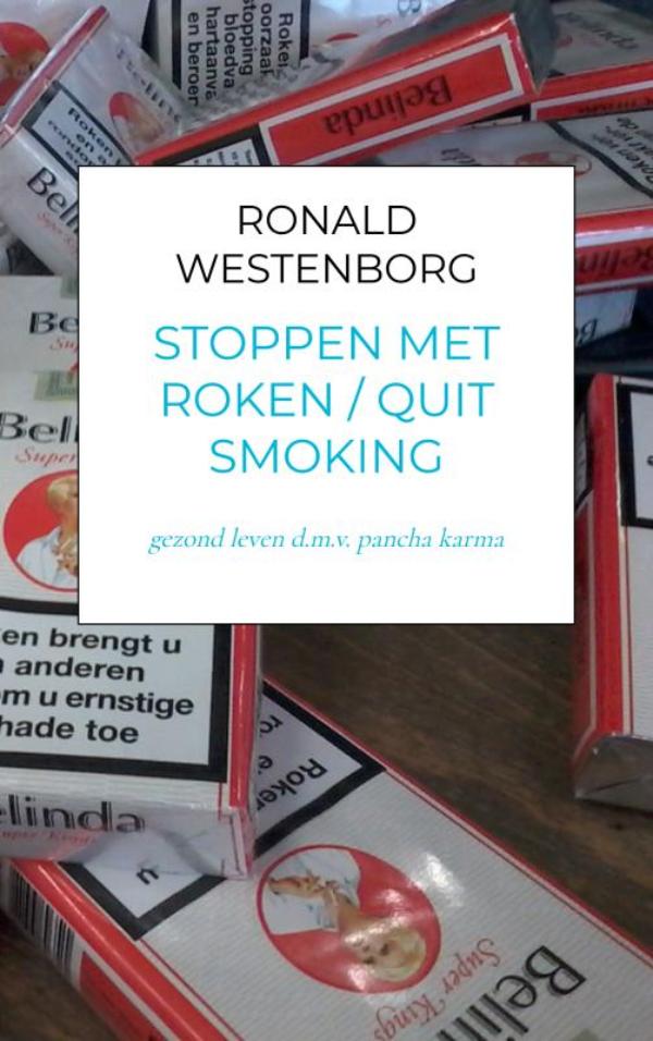 Omslag van stoppen met roken / quit smoking