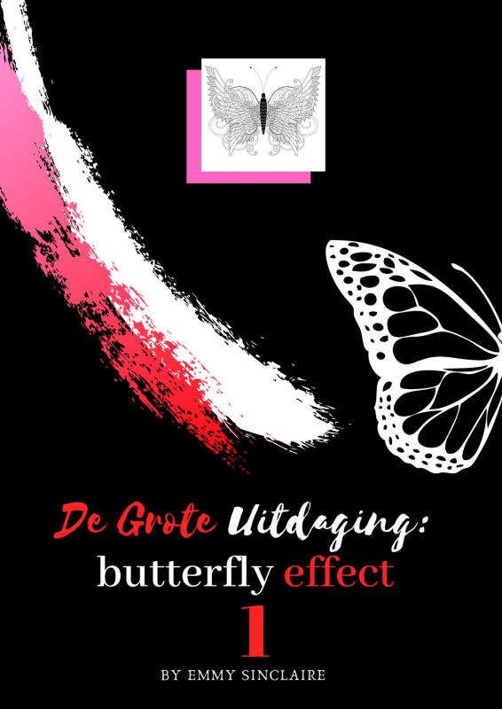 Omslag van Volwassenen kleurboek De Grote Uitdaging : Butterfly Effect