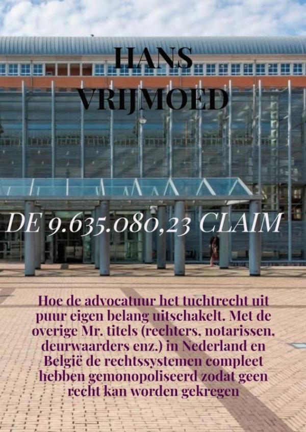Omslag van DE 9.635.080,23 CLAIM