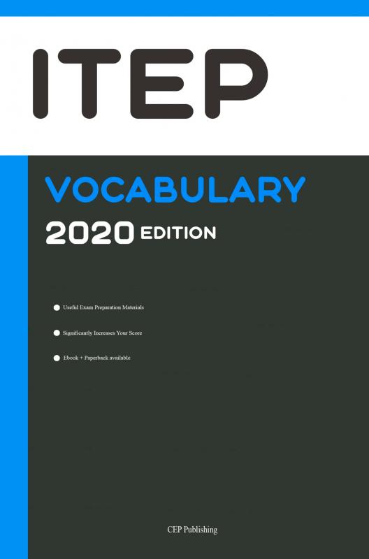Omslag van iTEP (International Test of English Proficiency) Vocabulary 2020 Edition